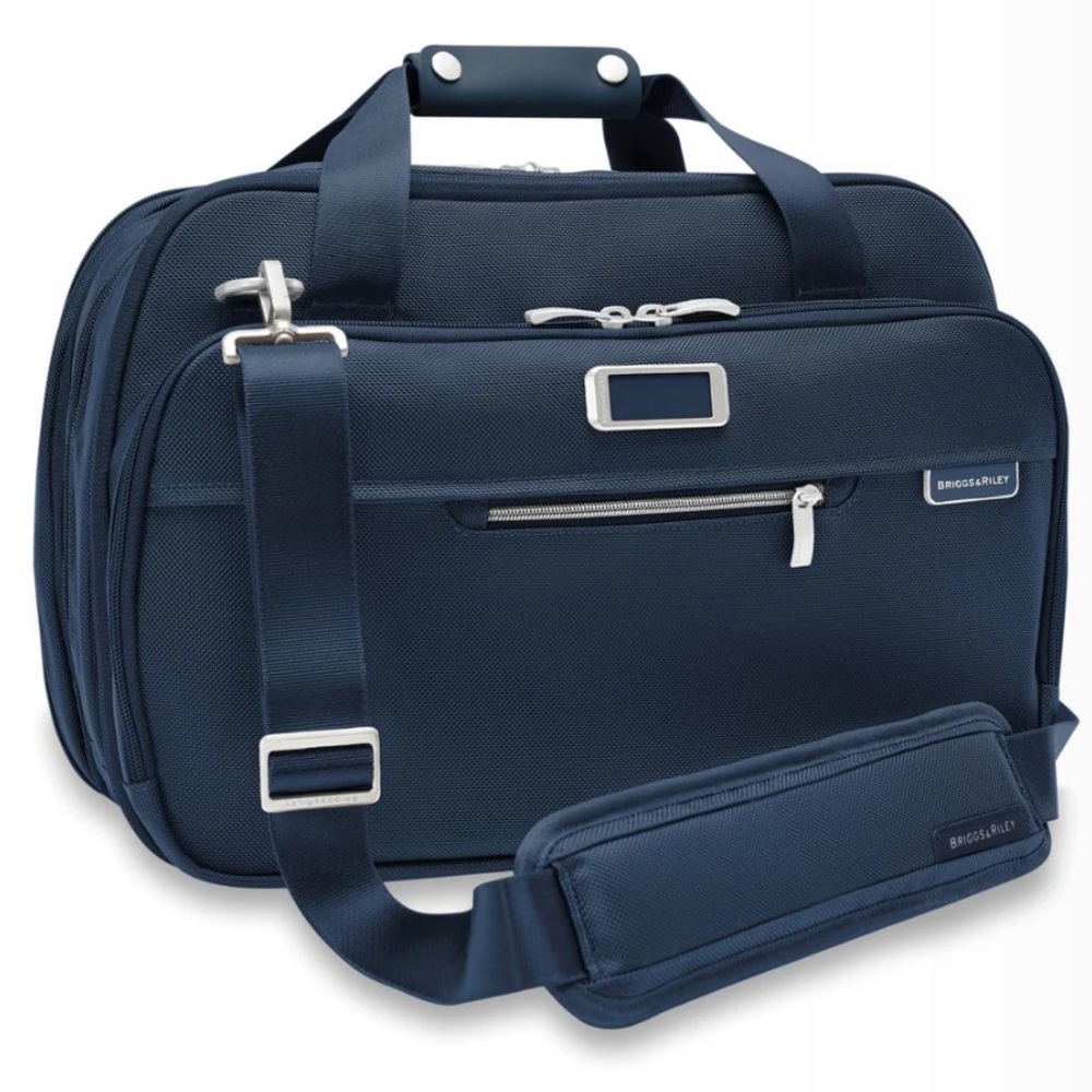 BRIGGS & RILEY BASELINE EXPANDABLE CABIN BAG NEW WITH TAGS NAVY